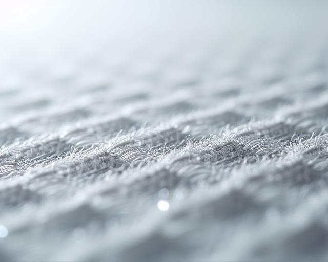 A macro photograph showing the detailed, breathable weave of Vigor-Tech fabric.